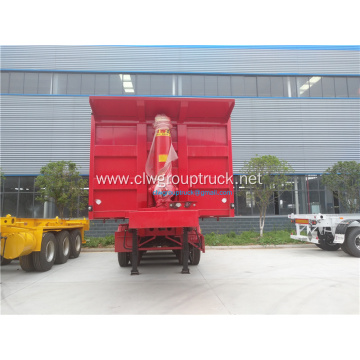 3 axle rear dump trailer hydraulic tipping trailer